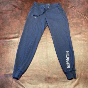Navy Blue Tommy Hilfiger Logo Jogger Sweatpants